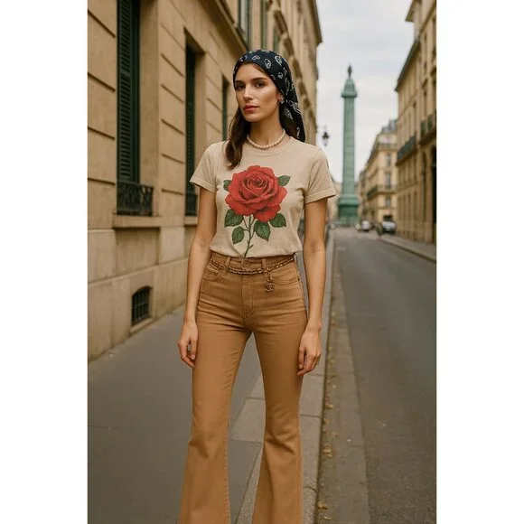 L’AGENCE Metallic Sand Coated Jeans Size 26 - Picture 5 of 16